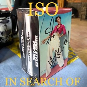 Harry Styles Fine Line Signed Cassette Set